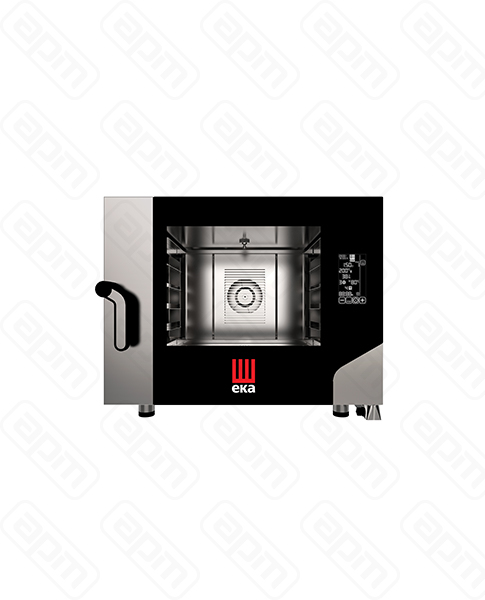 Печь конвекционная Tecnoeka MKF 464 BM в комплекте с автомойкой и термощупом ELECTRIC COMBI OVEN 4 TRAYS 600 X 400 MM WITH CLEANING SYSTEM AND CORE PROBE MKF 464 BM